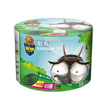 超威 薄荷清香型蚊香盘 家用室内户外微烟防蚊驱蚊灭蚊 40圈*3盒