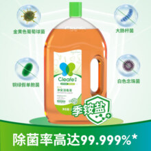 净安季铵盐消毒液家用2L地板玩具衣物等多用途消毒水松木清香不刺鼻