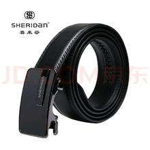 SHERIDAN 喜来登 男士自动扣皮带 NL521551S 黑色 130