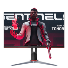 AOC 27英寸 2K HDR400 IPS 原生180Hz  1ms 10Bit 满血小金刚MAX 旋转升降 游戏电竞显示器 Q27G2S/D