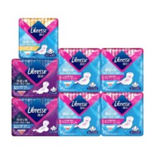 Libresse薇尔舒适V感卫生巾囤货装日夜用组合70片超薄姨妈巾整箱