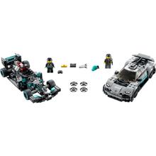 20点开始：乐高 LEGO Speed超级赛车系列 76909 梅赛德斯-AMG F1 W12 E Performance 和梅赛德斯-AMG Project One