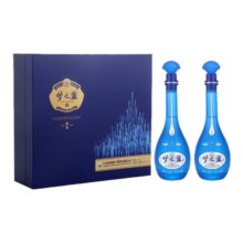 聚划算百亿补贴:洋河蓝色经典梦之蓝M6礼盒装 45度500ml*2瓶