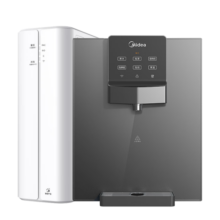 美的（Midea）净水器家用管线机套装餐边柜直饮机壁挂式RO反渗透 【行业TOP款】即热管线机+净水器