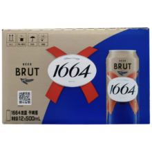 kronenbourg 1664法蓝干啤酒500ml*12【临期清仓】