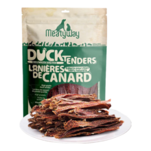 WOOLF伍尔夫狗狗零食肉干成犬幼犬通用型磨牙洁齿骨咬胶棒互动奖励零食 鸭胸肉干907g