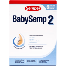 森宝（Semper）经典版 婴幼儿配方奶粉 2段(6-12月) 800g 瑞典原装进口