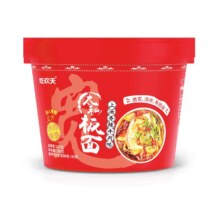 吃欢天 安徽太和牛肉板面桶105g*5桶