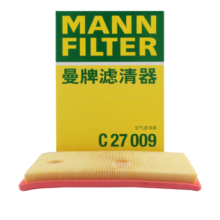 曼牌（MANNFILTER）C27009空气滤芯格适用新迈腾速腾凌渡途观L帕萨特高尔夫7速派探歌