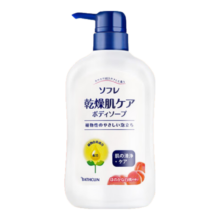 巴斯克林舒芙蕾沐浴露（白桃香）550ml温和草本美肌沐浴液 (日本进口)