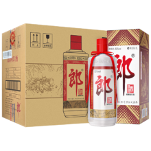 京东百亿补贴、plus会员:郎酒郎牌郎酒 酱香型高度白酒 53度 1000ml*6瓶 整箱装 送礼口粮酒