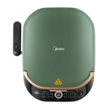 美的（Midea）电饼铛下盘可拆双面加热煎烤机 智能家用大尺寸加大加深三明治早餐机烤肉煎饼烙饼锅电饼档 1600W大火力【JKE3073】
