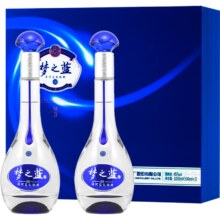 20点开始、88会员：洋河 梦之蓝M3-45度500ml*2瓶