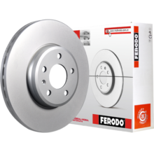 菲罗多（ferodo）刹车前盘适用于标致207 2008 301雪铁龙C2爱丽舍 2只 DDF1140P-D