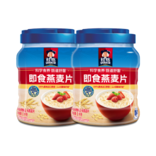 桂格(QUAKER) 即食燕麦片 1000克*2罐装