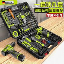 百亿补贴：芝浦 手电钻锂电钻工具箱家用工具套装组合套装电钻电动螺丝刀