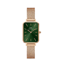 丹尼尔惠灵顿（DanielWellington）DW女士手表小绿表时尚欧美表经典复古小方表新年礼物DW00100445