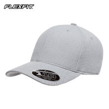 FLEXFIT 美式棒球帽男女户外夏季运动防晒ins帽子鸭舌帽均码 银色-可调节（55-60cm）