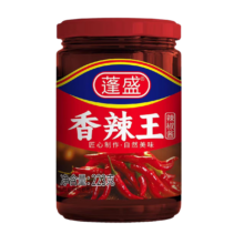 蓬盛 香辣王辣椒酱调味品223g/罐