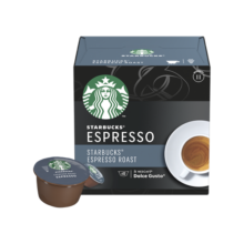 星巴克（Starbucks）多趣酷思咖啡胶囊咖啡12颗可做12杯 意式浓缩 重度烘焙黑咖啡