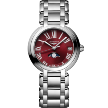 浪琴（LONGINES）瑞士手表 心月系列 石英钢带女表 新年礼物 L81154926