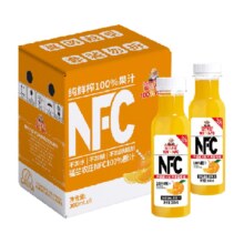 88会员：福兰农庄 NFC橙汁 300ml×6瓶