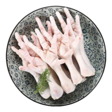 plus会员：上鲜 鸡爪 净重4斤 冷冻 精修去指甲 出口级大鸡爪 卤鸡爪清真