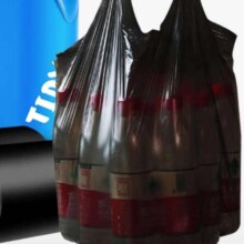 再降价:e洁垃圾袋 加厚背心袋45*59cm 共108只