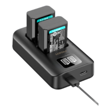 品胜（PISEN）索尼 NP-FW50相机电池ZV-E10电池充电器套装