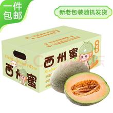 京鲜生 Mr.Seafood 海南西州蜜哈密瓜 净重8-9斤 2-4粒