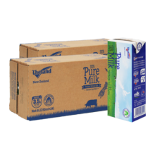 纽仕兰（Theland） 【2箱装】3.5g蛋白质全脂高钙纯牛奶 250ml*24盒*2箱 学生早餐 全脂2箱共48盒 250ml