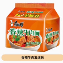 88VIP！康师傅 经典袋香辣牛肉面103g*5袋