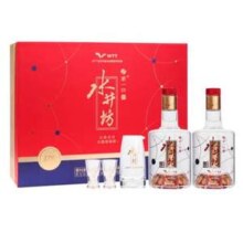 水井坊 臻酿八號 52度浓香型白酒500mL*2瓶礼盒装（赠100mL+礼袋）