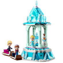 乐高（LEGO）积木迪士尼43218 安娜和艾莎的旋转宫殿女孩儿童玩具新年年货礼物