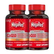 【2瓶装】MegaRed美国脉拓养护心脏200mg高含量辅酶素coq10胶囊