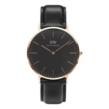 丹尼尔惠灵顿（DanielWellington）DW手表男士休闲商务皮带男表时尚穿搭欧美表新年礼物DW00100127