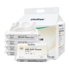 unifree婴儿柔纸巾新生儿专用乳霜面巾纸便携云柔巾宝宝保湿抽纸