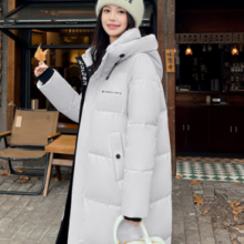 SNOW FLYING 雪中飞 2024连帽加厚百搭男女同款长款羽绒服