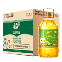 plus会员:福临门 金阙谣 食用油 非转基因压榨玉米油4L*4 整箱装 中粮出品 +凑单