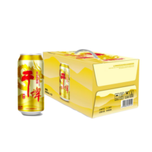 龙山泉本溪龙山泉啤酒  干啤易拉罐 天生新鲜 500mlx12听年货送礼