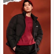 海澜之家 五90绒石墨烯内里立领羽绒服HWRAW4W097A（