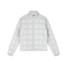oneup 立领格纹轻薄白鸭绒羽绒服 FW02410C0230
