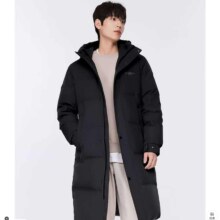 plus会员：波司登 90绒长款宽松连帽羽绒服男款B00145171E