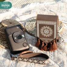 INSTAX 富士 instax 游民牧歌系列 mini LiPlay 手绳相机包套装 深咖