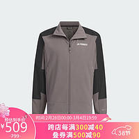 adidas 阿迪达斯 男子 户外系列 W.RDY SFTSHL J 运防风夹克 IP0734 A/2XL 碳灰