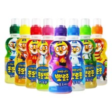 pororo啵乐乐儿童饮料韩国进口235ml*24瓶整箱混合果味果汁