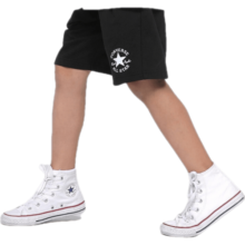 Converse 匡威儿童装男童五分裤夏季新款运动短裤大童宽松透气裤子打底裤 正黑色 150 【150(M)】