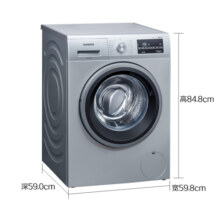 西门子(SIEMENS)10公斤滚筒洗衣机 防过敏护肤程序 BLDC变频电机 高温筒清洁 1级能效WM12P2682W