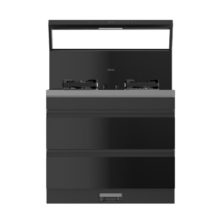 美的（Midea）出品华凌小透明集成灶集成消毒柜 集成灶一体式家用二星消毒高性能变频21风量5.2KW燃气灶双灶定时 【全新升级小透明系列】自清洁WD26S天然气