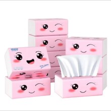 柔舒面巾木浆抽纸500张 2大包体验装